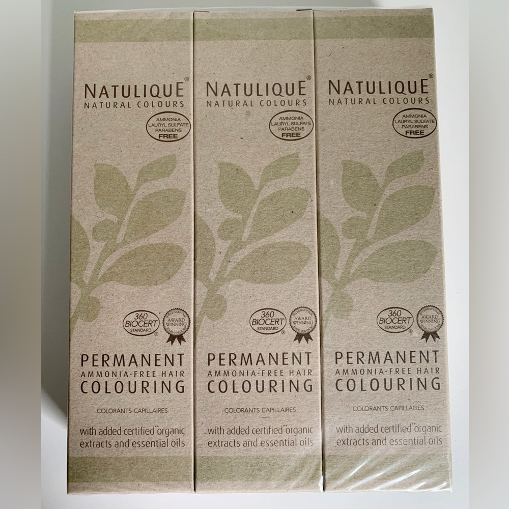 Natulique organic hair color ice platinum blonde lot of 3 boxes